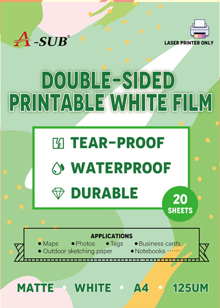 Laser Double Sided White Photo Film