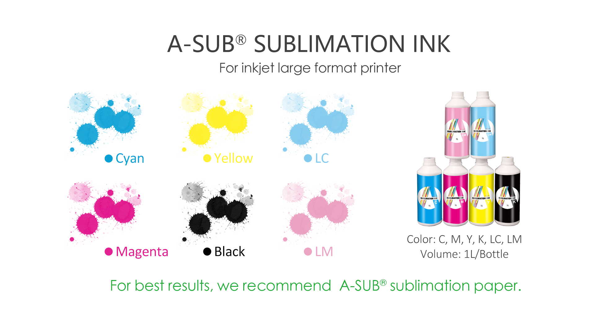 Sublimation Ink 6 Colors