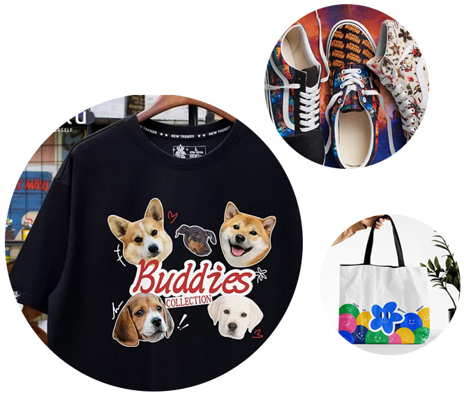 mini heat press application