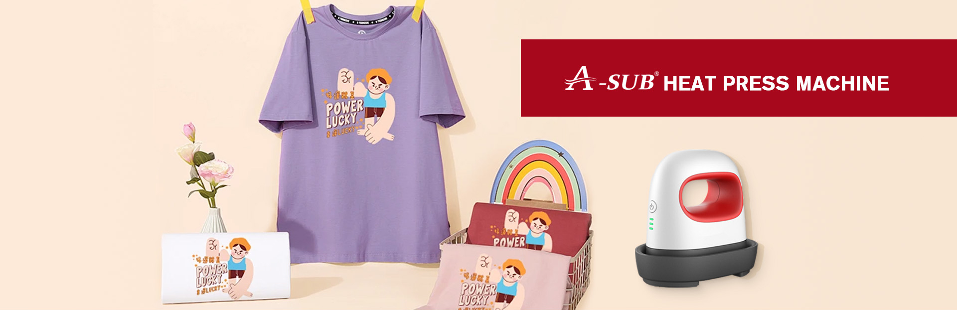 mini heat press banner