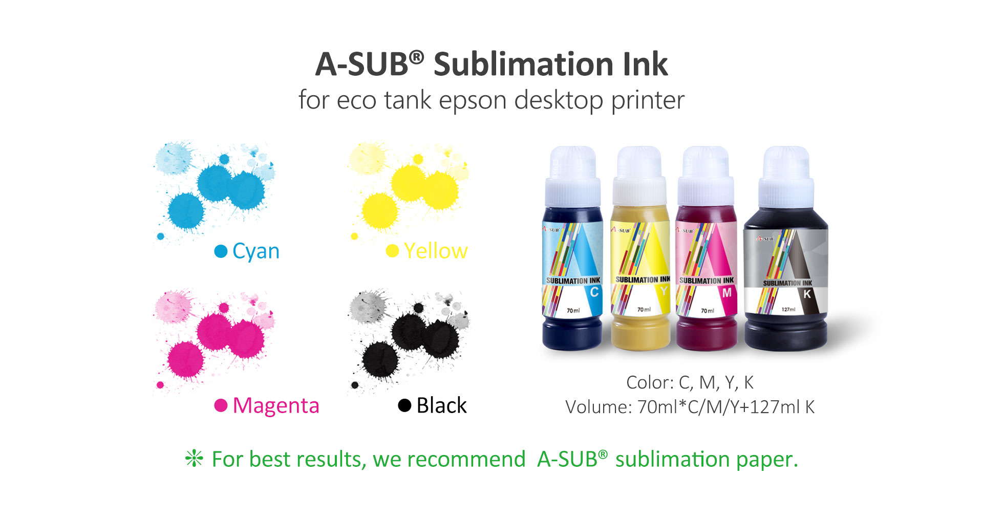 A-SUB® Sublimation Ink