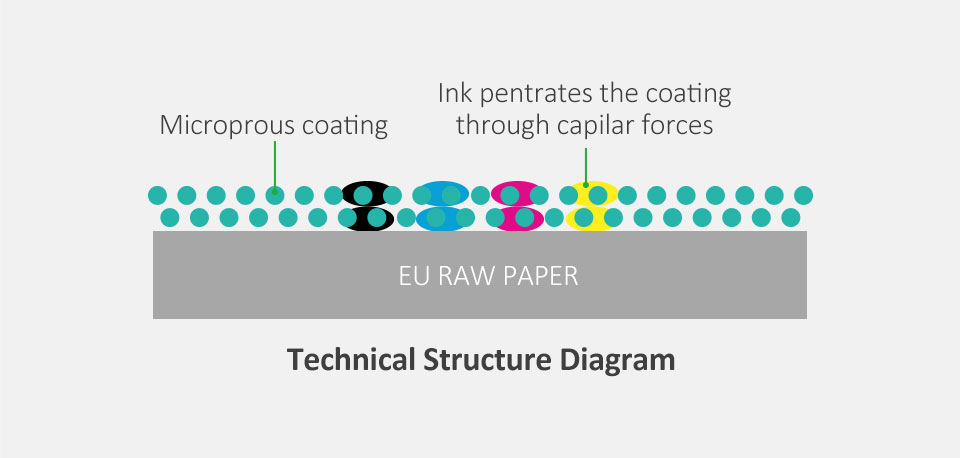 Sublimation Paper Tchnical Structure Diagram