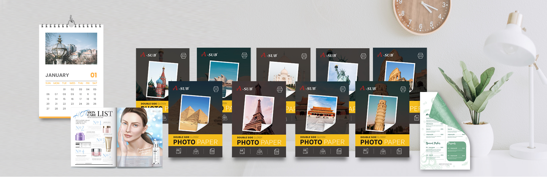 Double Sided Glossy Photo Paper Banner