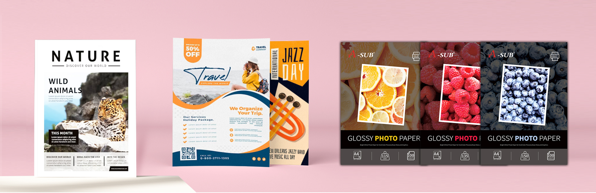 Light Weight Glossy Photo Paper Banner