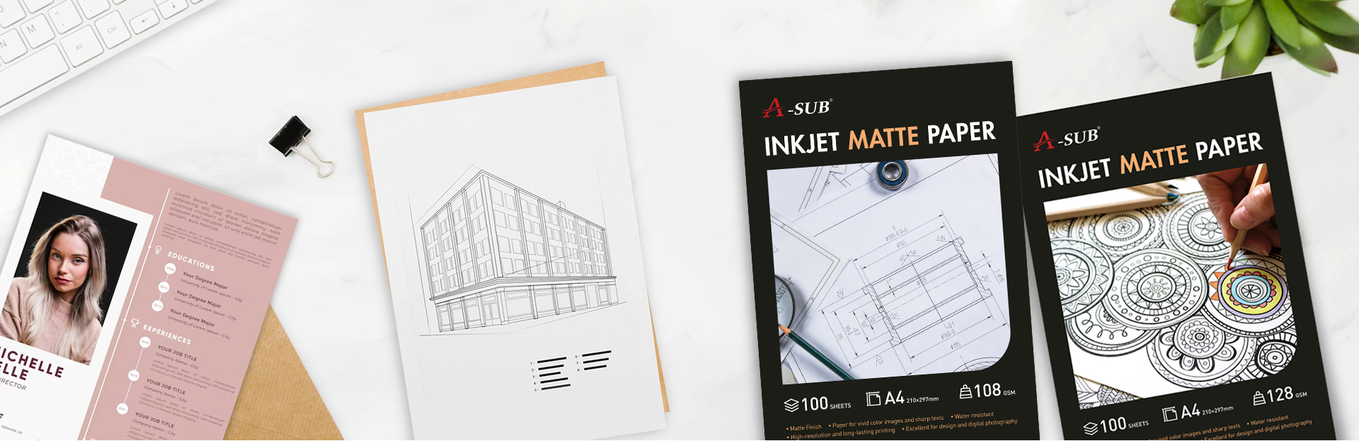 Inkjet Matte Paper Banner