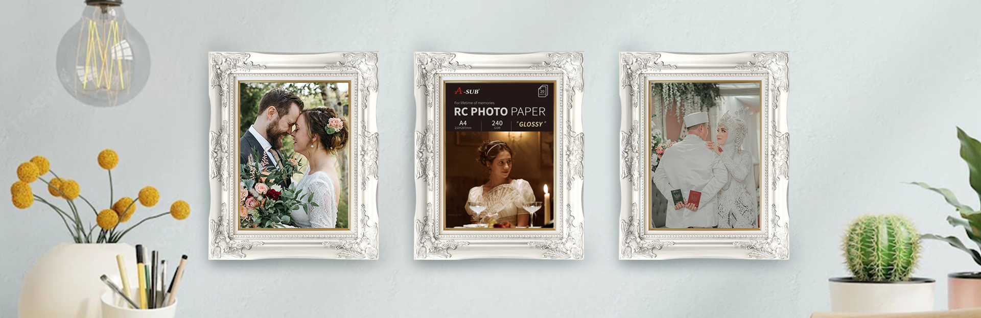 240G RC Glossy Photo Paper banner