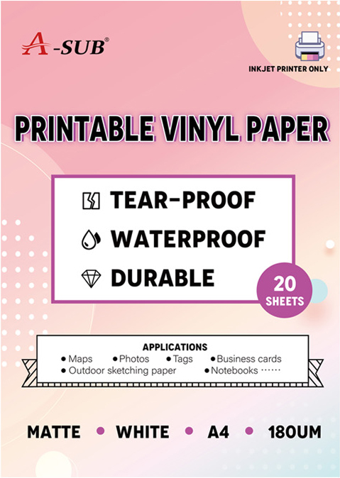 Inkjet Printable Vinyl Photo Paper