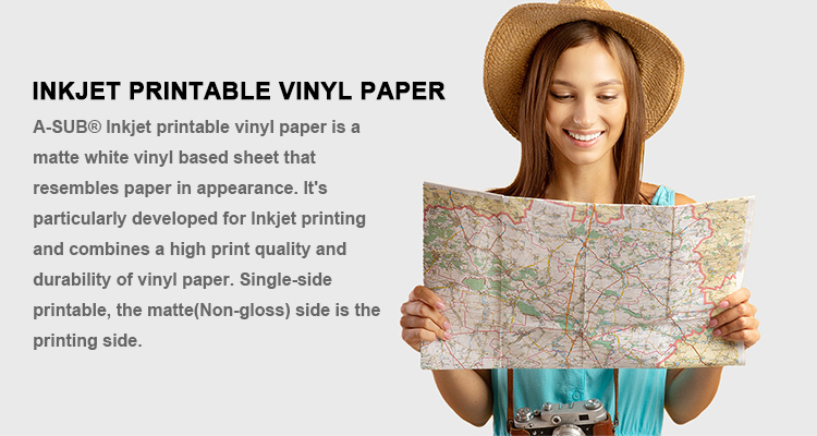Inkjet Printable Vinyl Photo Paper Moblie Banner