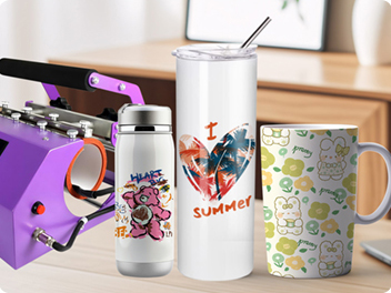 tumbler heat press application