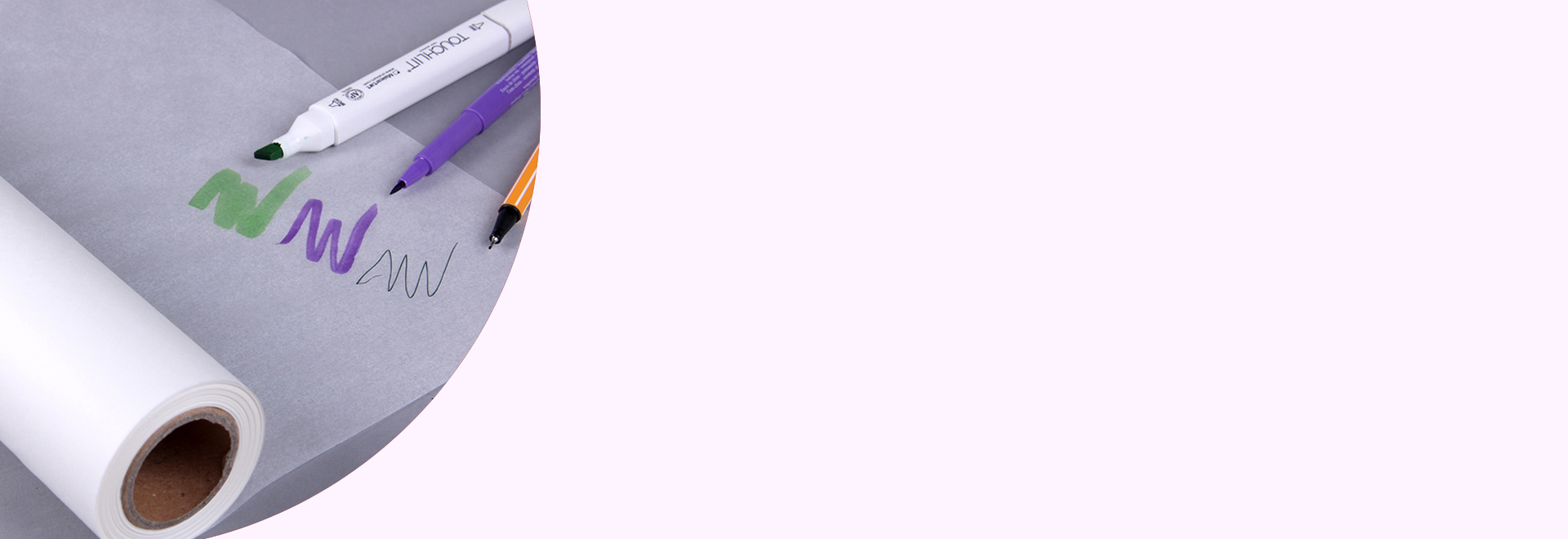 tracing paper banner